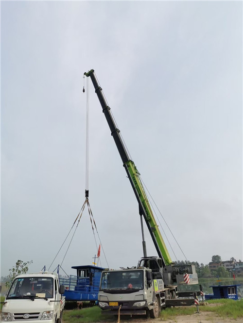 榆中县桥梁建设吊装案例